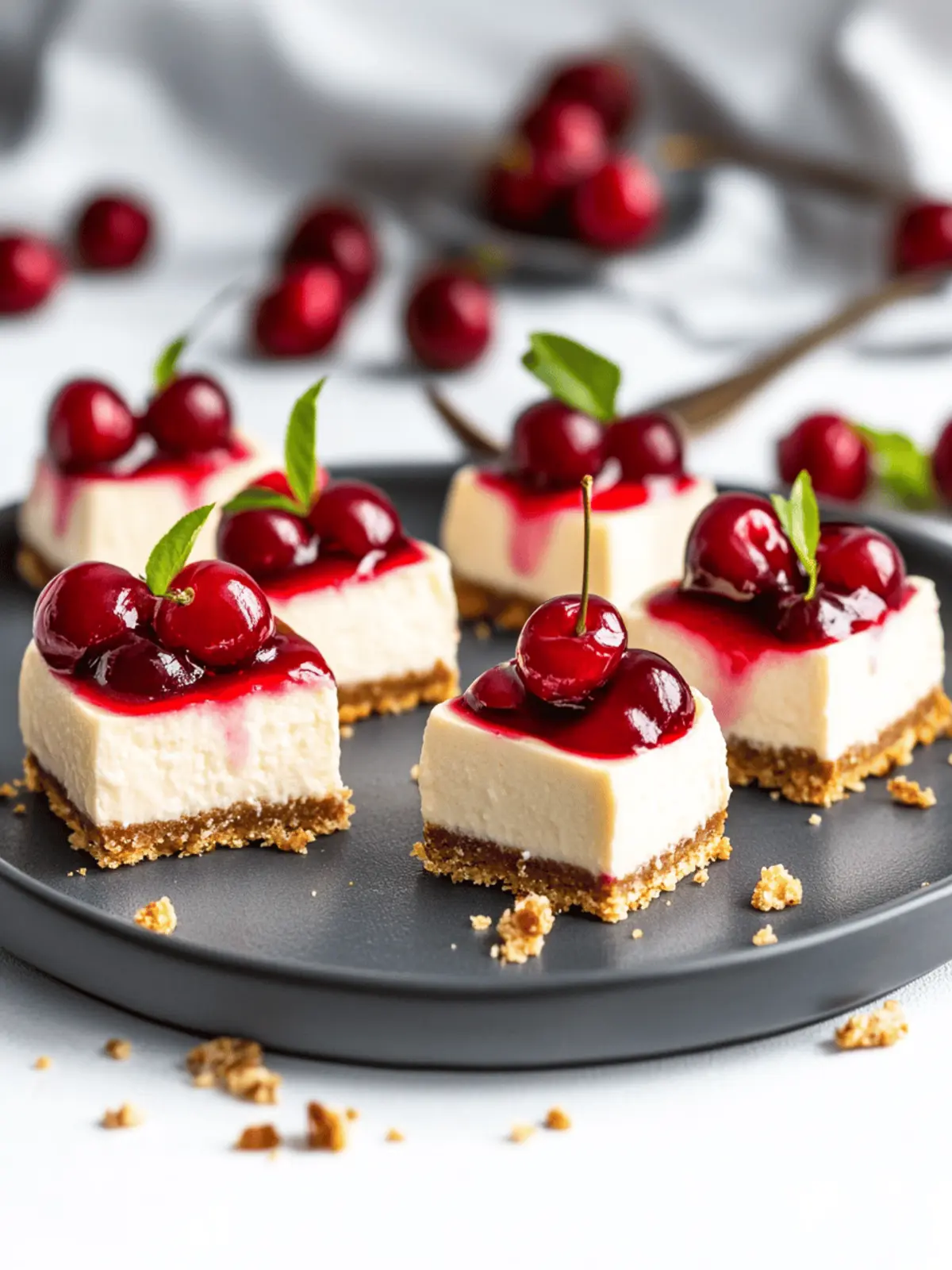 Vegan Cherry Cheesecake Bites That Will Wow Your Taste Buds 5 Cherry Cheesecake Bites