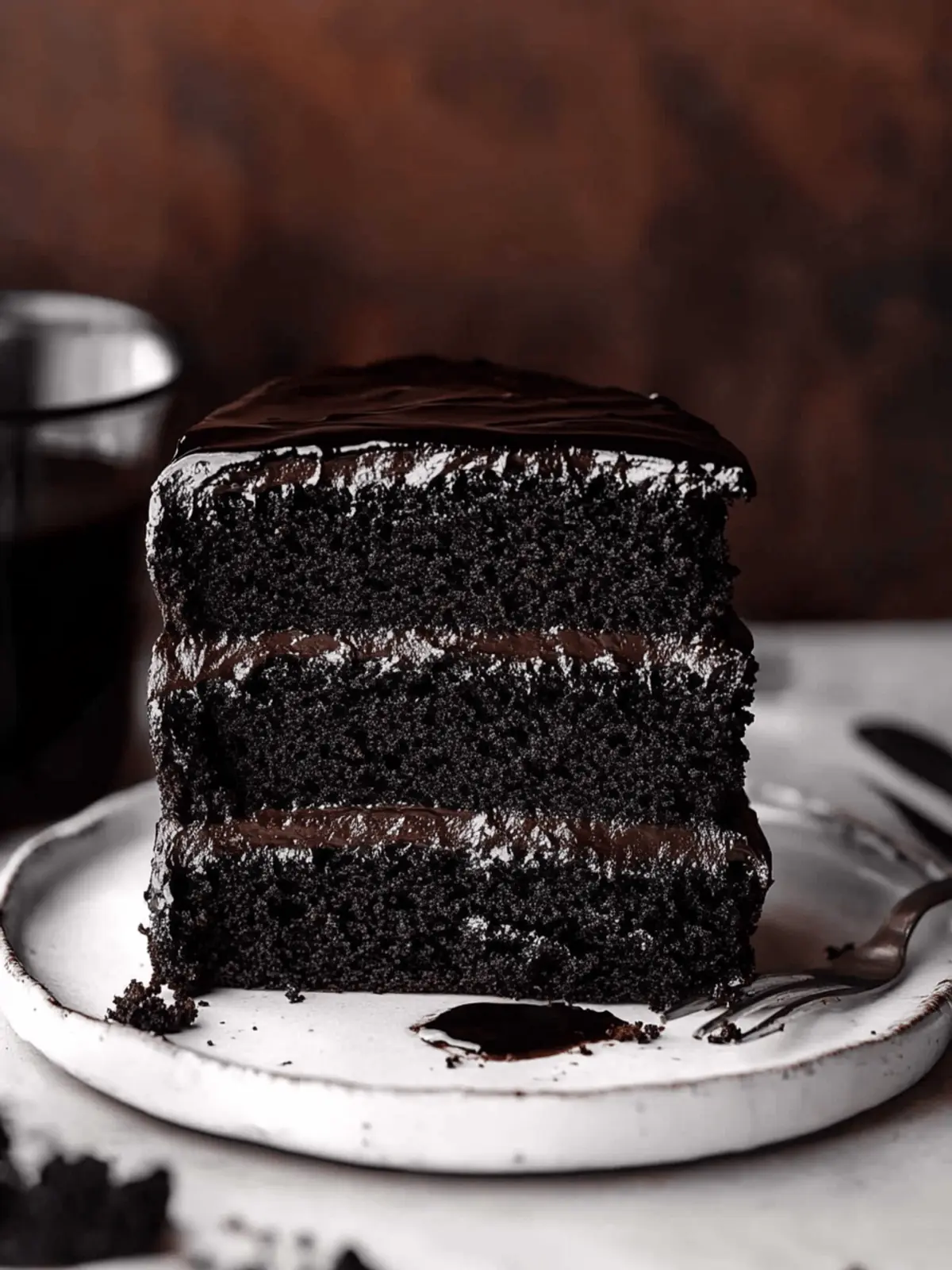 Irresistible Black Velvet Cake with Decadent Fudge Frosting 3 Black Velvet Cake