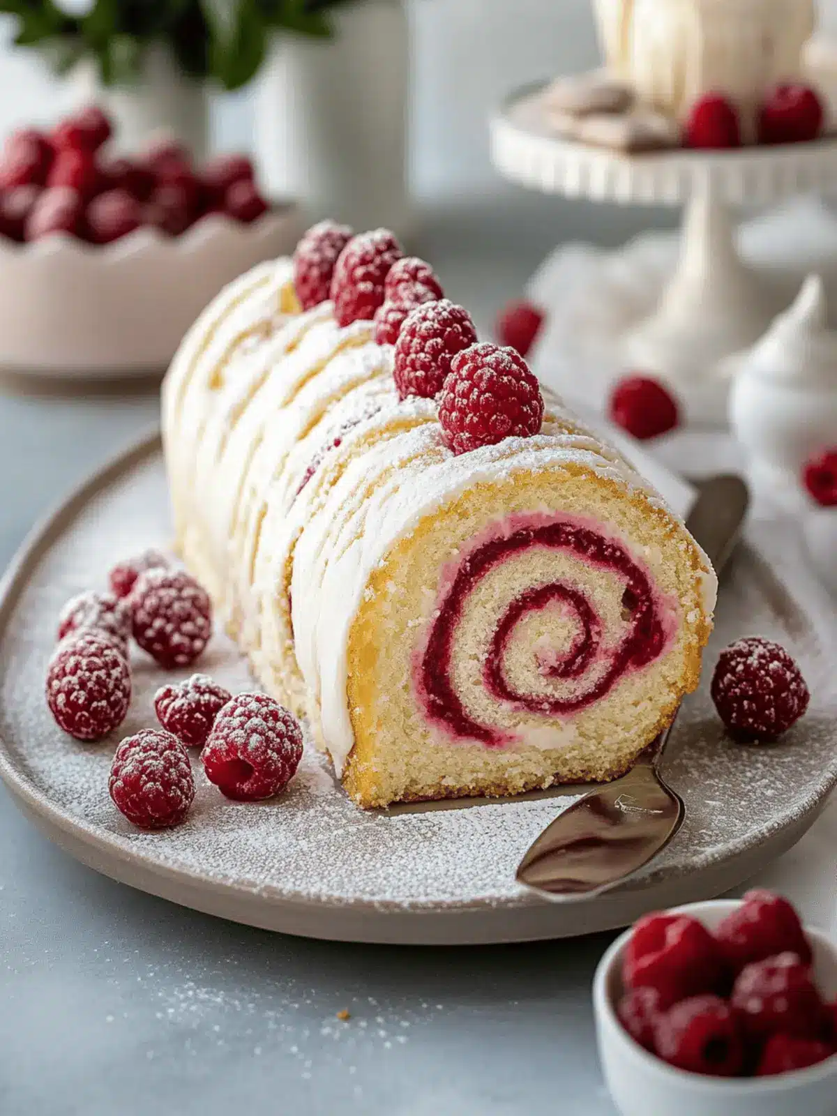 Raspberry White Chocolate Cake Roll: A Delightful Showstopper 3 Raspberry White Chocolate Cake Roll