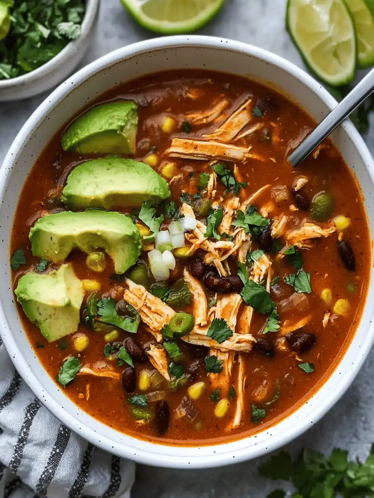 Cozy Up with Crockpot Chicken Enchilada Soup Delight 2 Crockpot Chicken Enchilada Soup