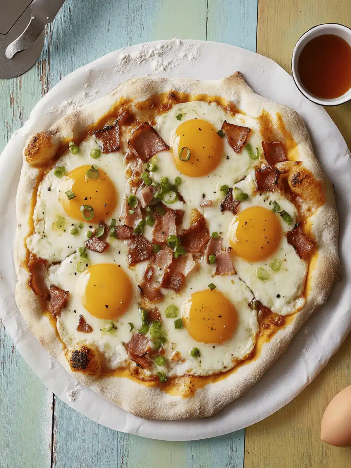 Wholesome Breakfast Pizza: A No-Knead Morning Delight 3 Wholesome Breakfast Pizza