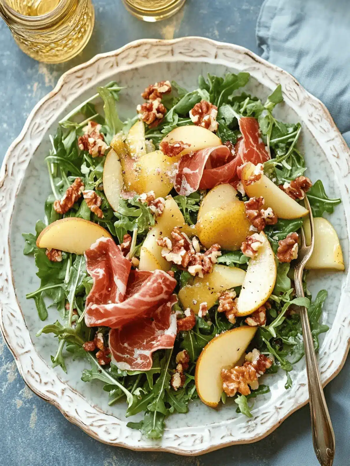 Delicious Pear and Prosciutto Salad for Effortless Entertaining 2 Pear and Prosciutto Salad