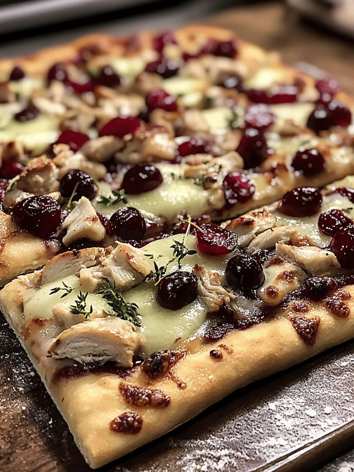Cranberry Chicken & Brie Pizza: A Holiday Flavor Explosion 5 Cranberry Chicken & Brie Pizza