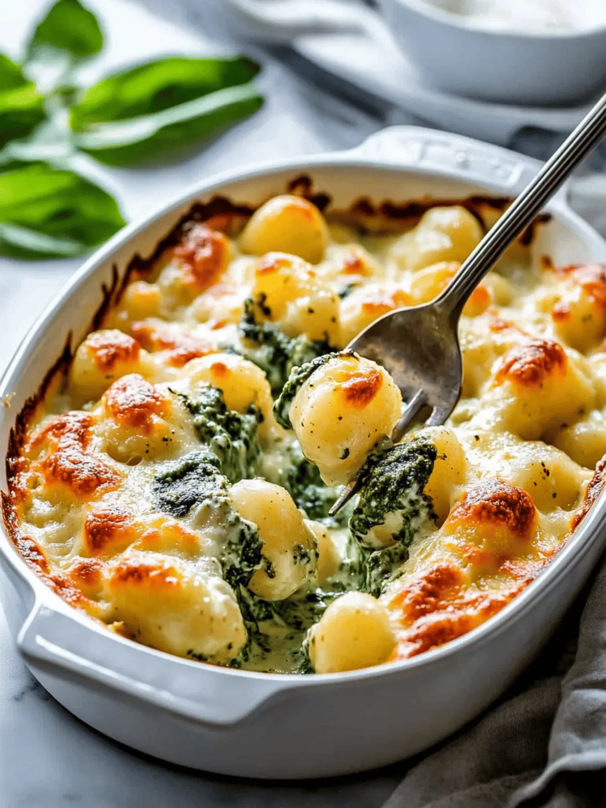 Creamy Pesto & Spinach Gnocchi Bake Ready in 30 Minutes 2 Creamy Pesto & Spinach Gnocchi Bake