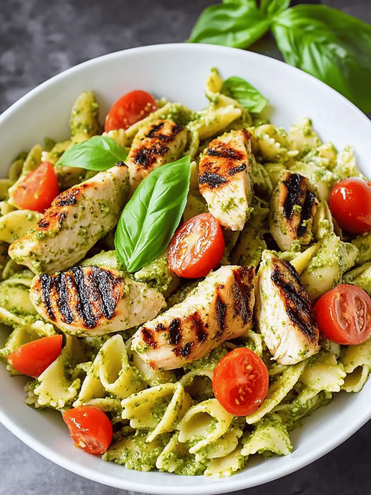 Pesto Pasta with Grilled Chicken for Easy Summer Feasts 2 Pesto Pasta with Grilled Chicken