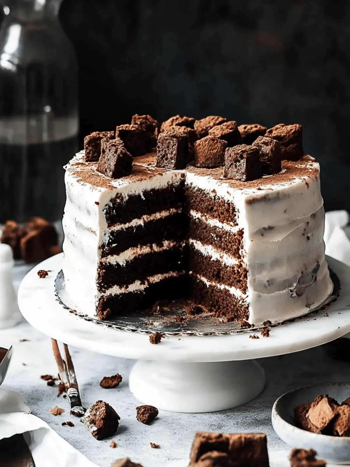 Ultimate Brownie Cake with Cream Cheese Frosting Delight 5 Ultimate Brownie Cake