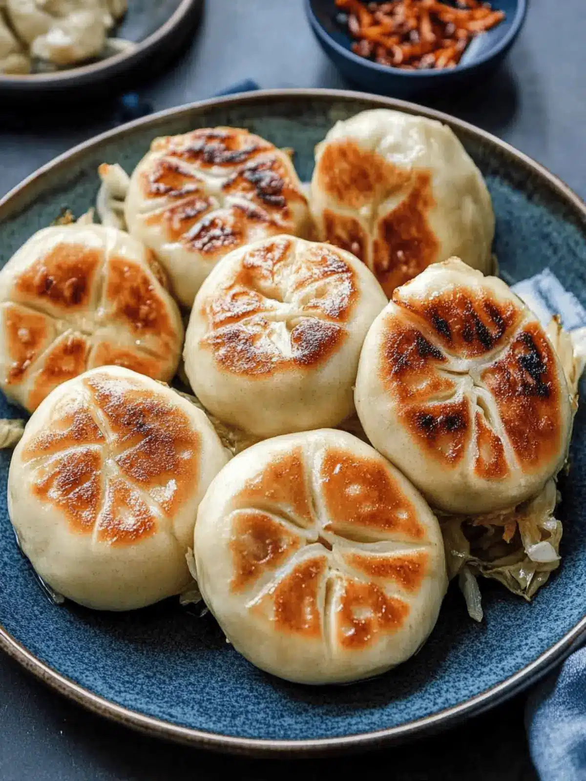 Savor Pan-Fried Cabbage and Noodle Buns Like a Pro Chef 5 Pan-Fried Cabbage and Noodle Buns