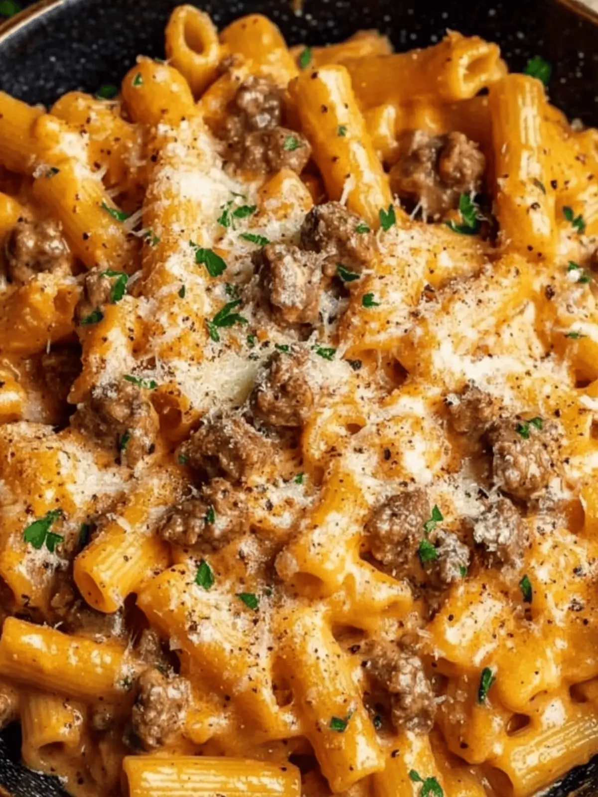 High Protein Creamy Beef Pasta for a Cozy Family Dinner 2 High Protein Creamy Beef Pasta