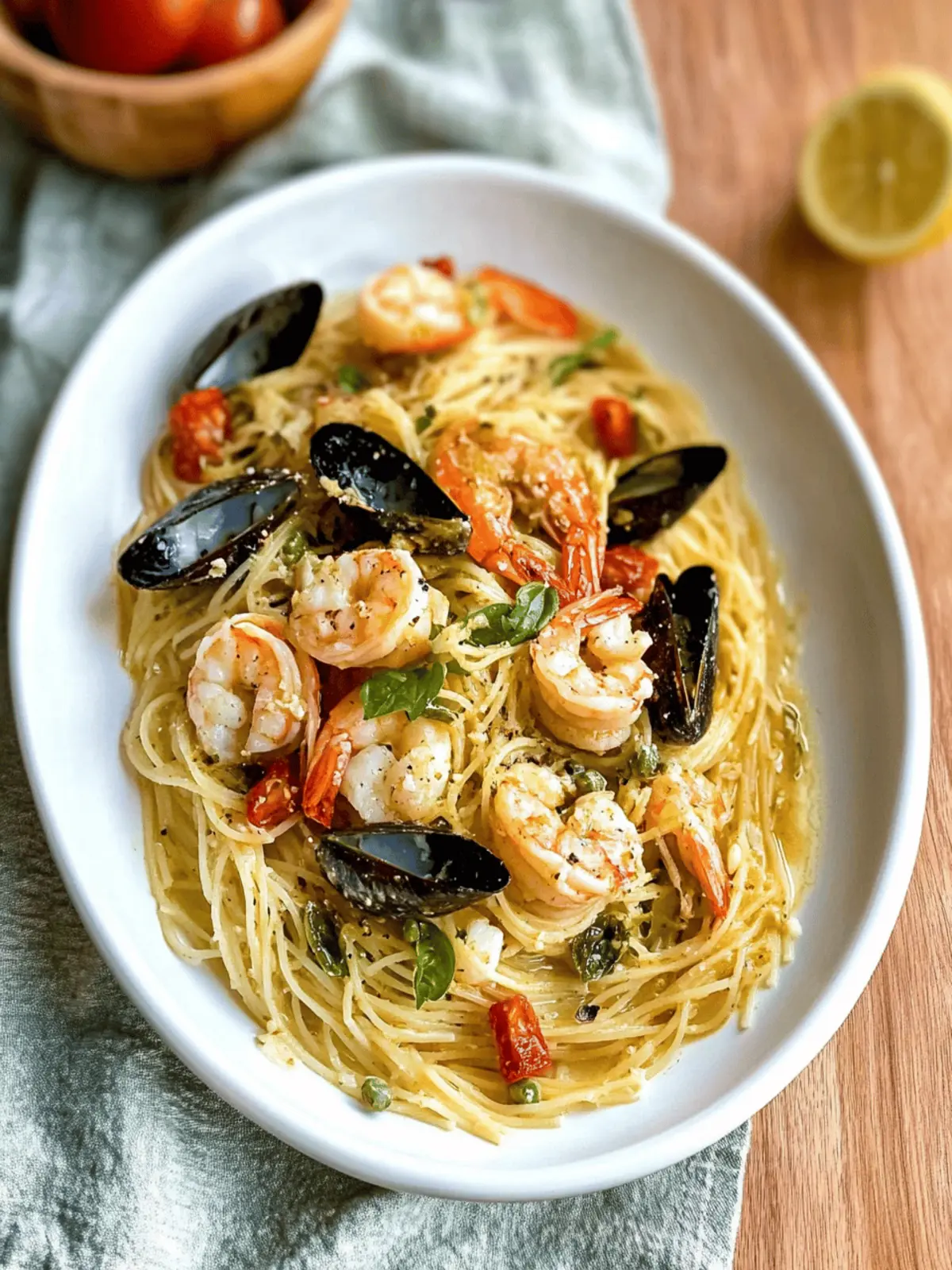 Garlic Butter & White Wine Seafood Pasta for Effortless Elegance 3 Garlic Butter & White Wine Seafood Pasta