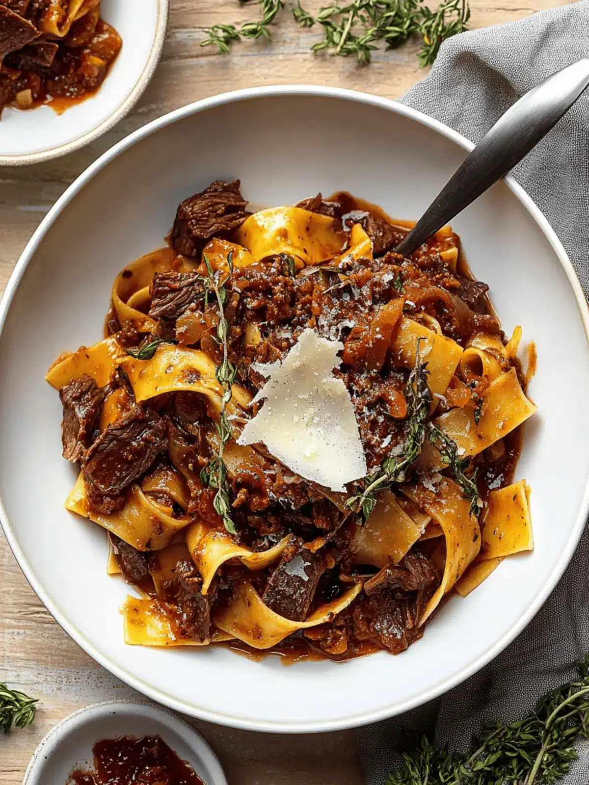 Braised Steak Ragu with Pappardelle for Cozy Nights In 2 Braised Steak Ragu with Pappardelle