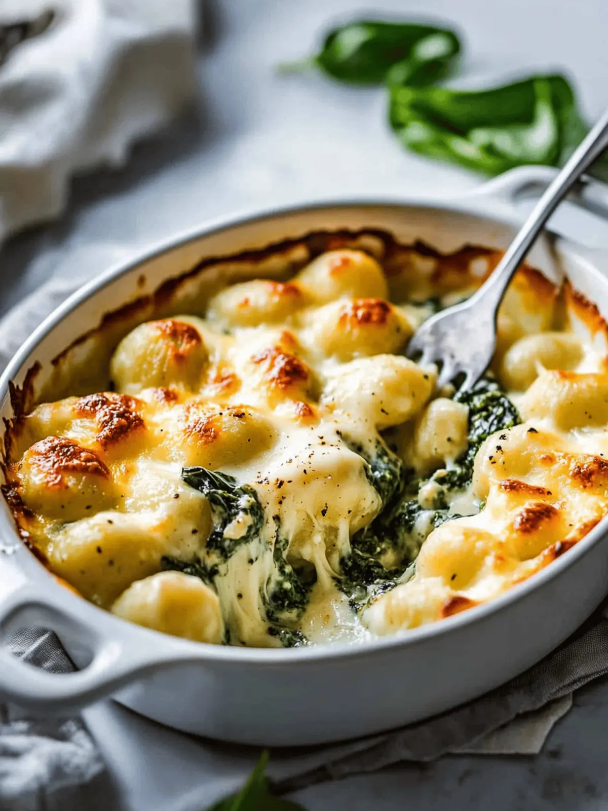 Creamy Pesto & Spinach Gnocchi Bake Ready in 30 Minutes 3 Creamy Pesto & Spinach Gnocchi Bake