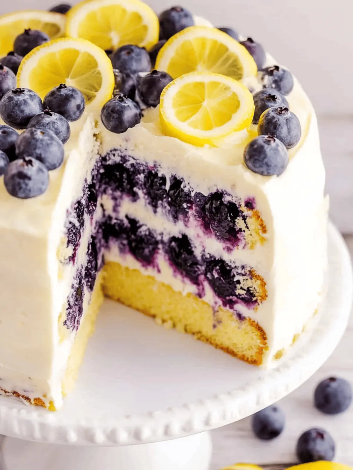 Blueberry Lemon Layer Cake: A Fresh Twist on Classic Dessert 5 Blueberry Lemon Layer Cake