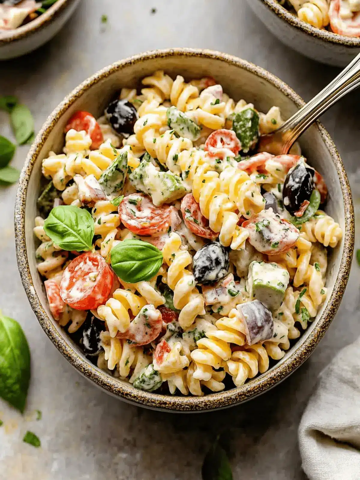 Creamy Italian Pasta Salad: Your Ultimate Summer Side Dish 2 Creamy Italian Pasta Salad