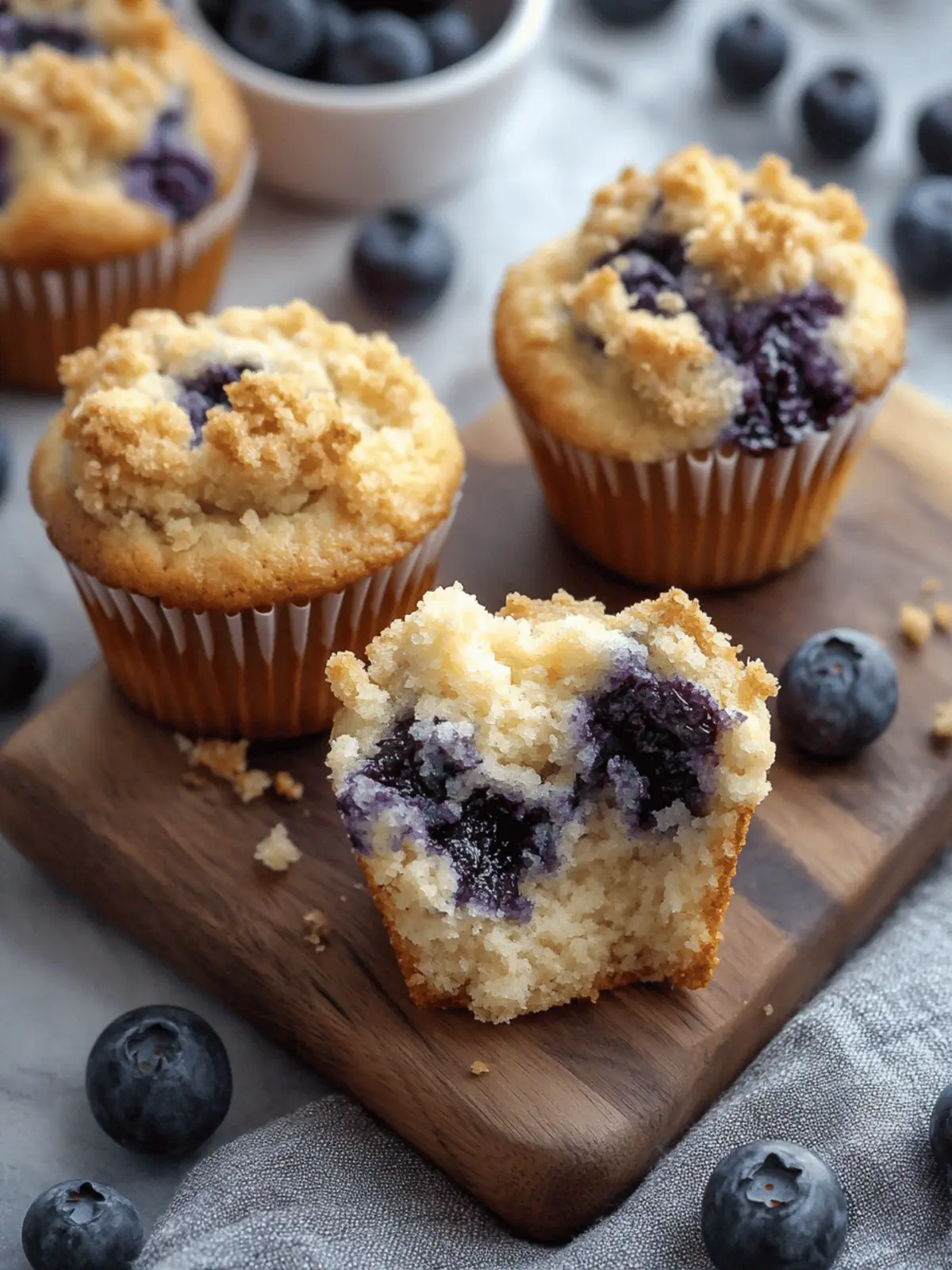 Blueberry Cheesecake Crumble Muffins for a Sweet Morning Boost 3 Blueberry Cheesecake Crumble Muffins