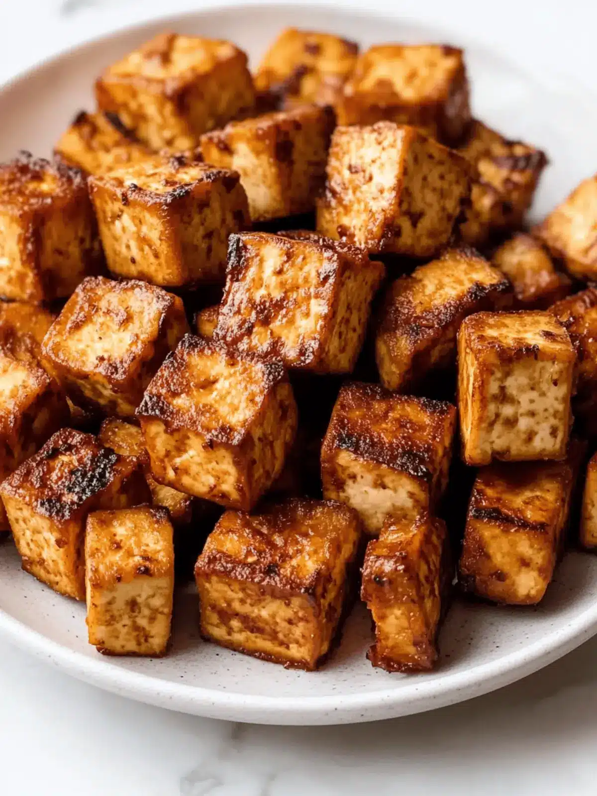 Crispy Basic Air Fried Tofu: Quick, Easy, and Delicious 2 Basic Air Fried Tofu