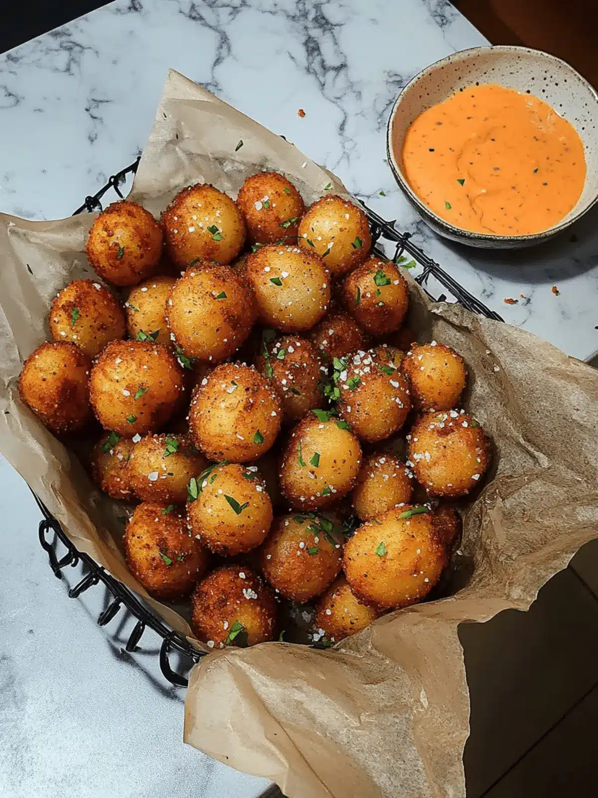 Crispy Potato Balls: The Ultimate Vegan Snack Delight 2 Crispy Potato