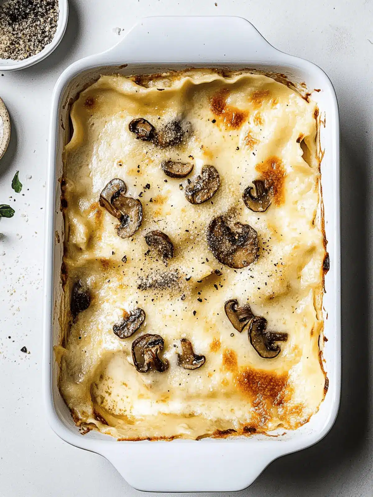 Mouthwatering Mushroom Lasagna with Creamy Béchamel Delight 2 Mushroom Lasagna