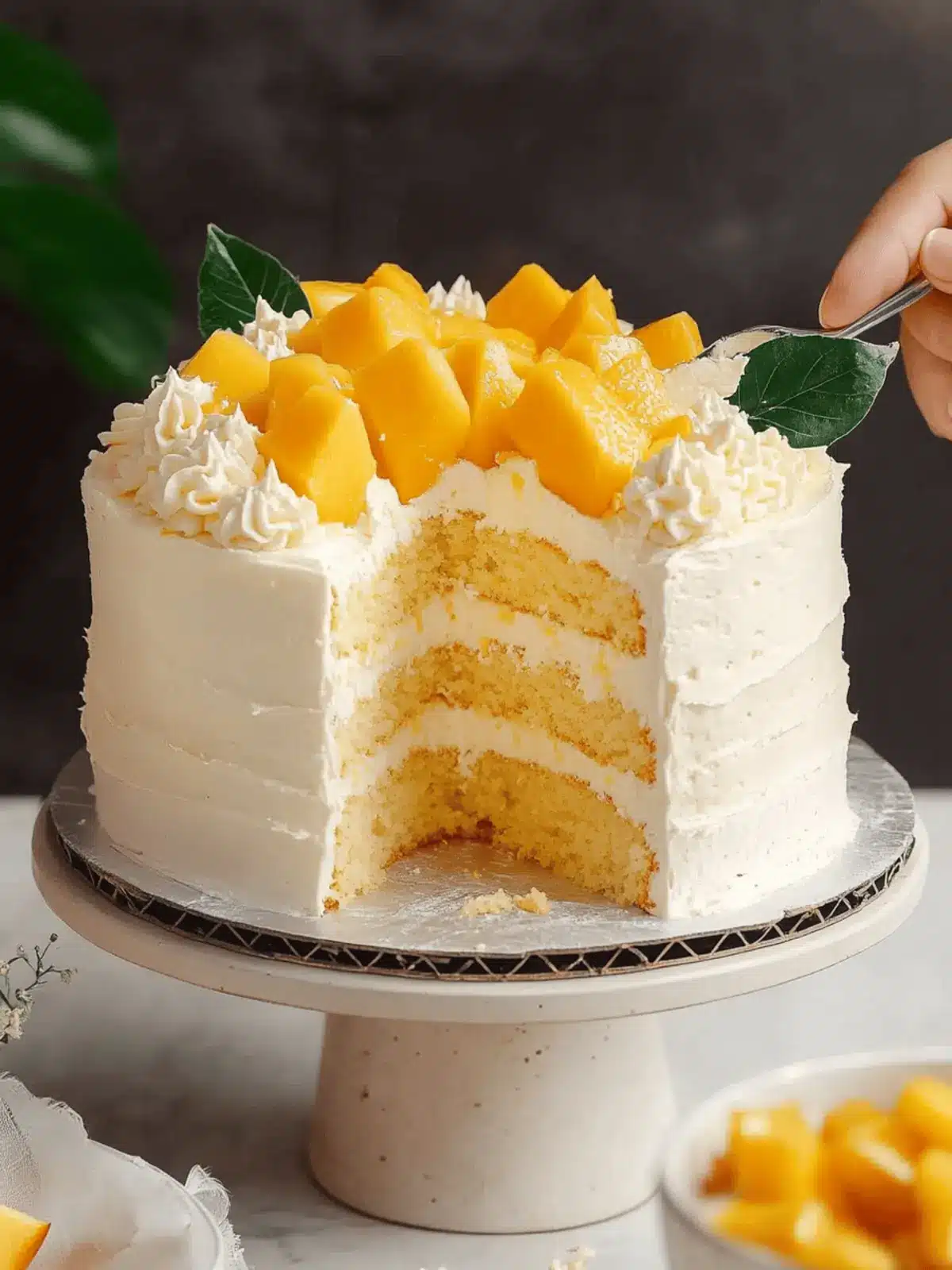 Irresistibly Fluffy Mango Cake Perfect for Summer Celebrations 3 Mango Cake