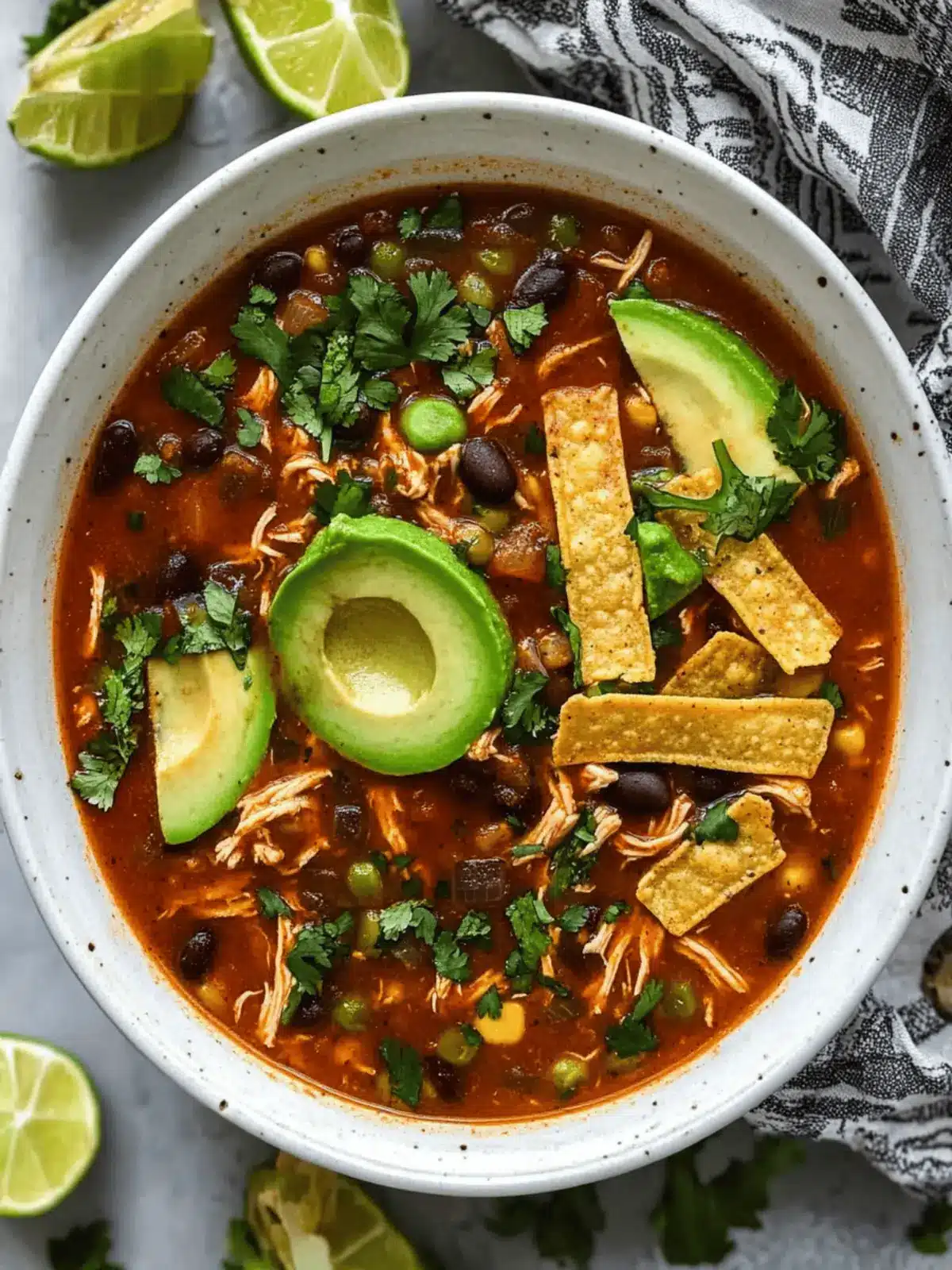 Cozy Up with Crockpot Chicken Enchilada Soup Delight 3 Crockpot Chicken Enchilada Soup