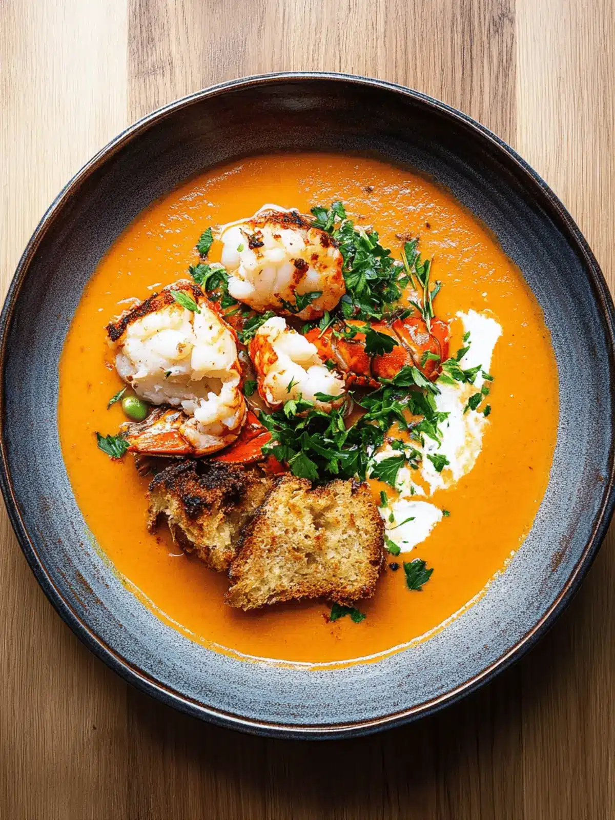Savory Lobster Bisque Recipe by Dennis Prescott You’ll Love 5 Lobster Bisque - Dennis Prescott