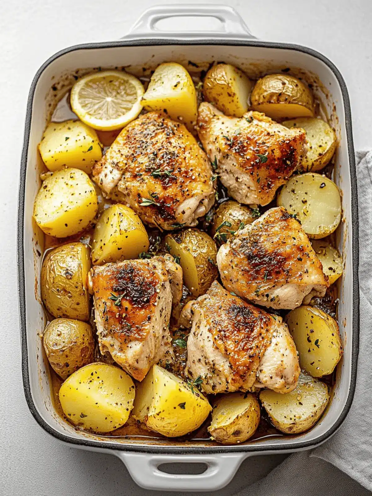 Greek Chicken and Potatoes: A Zesty One-Pan Wonder 2 Greek Chicken and Potatoes