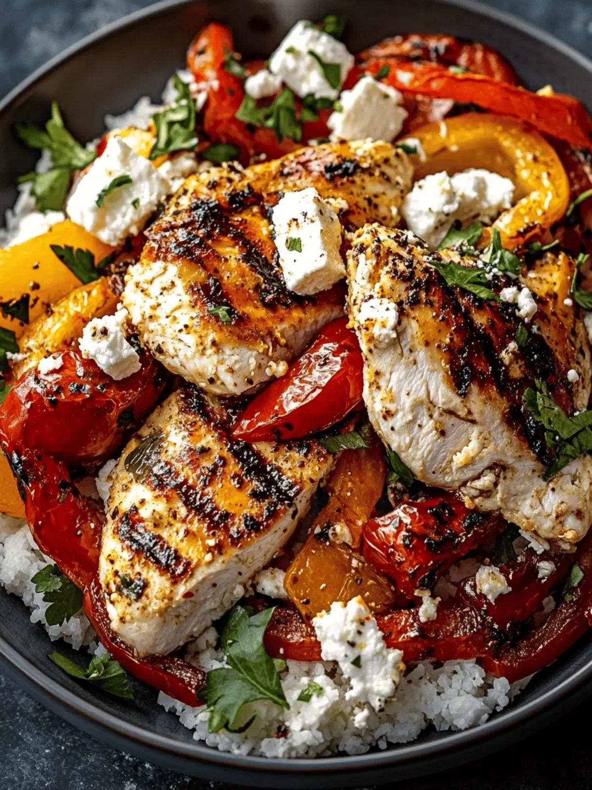 Baked Chicken with Crispy Feta & Zesty Vinaigrette Delight 5 Baked Chicken with Crispy Feta & Vinaigrette