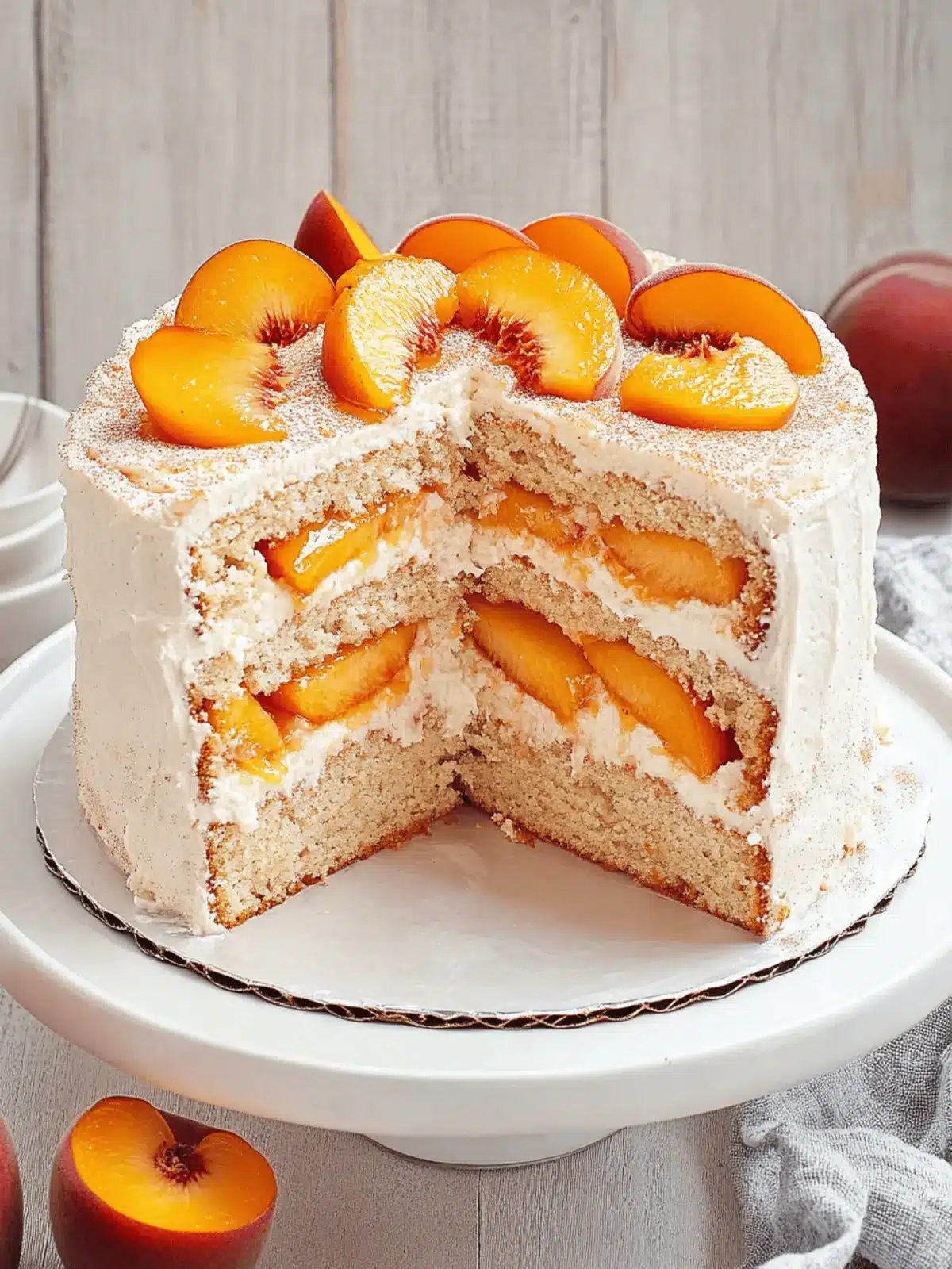 Delicious Gluten-Free Peach Cake That's Dairy-Free Delight 5 Gluten-Free Peach Cake (Dairy-Free)