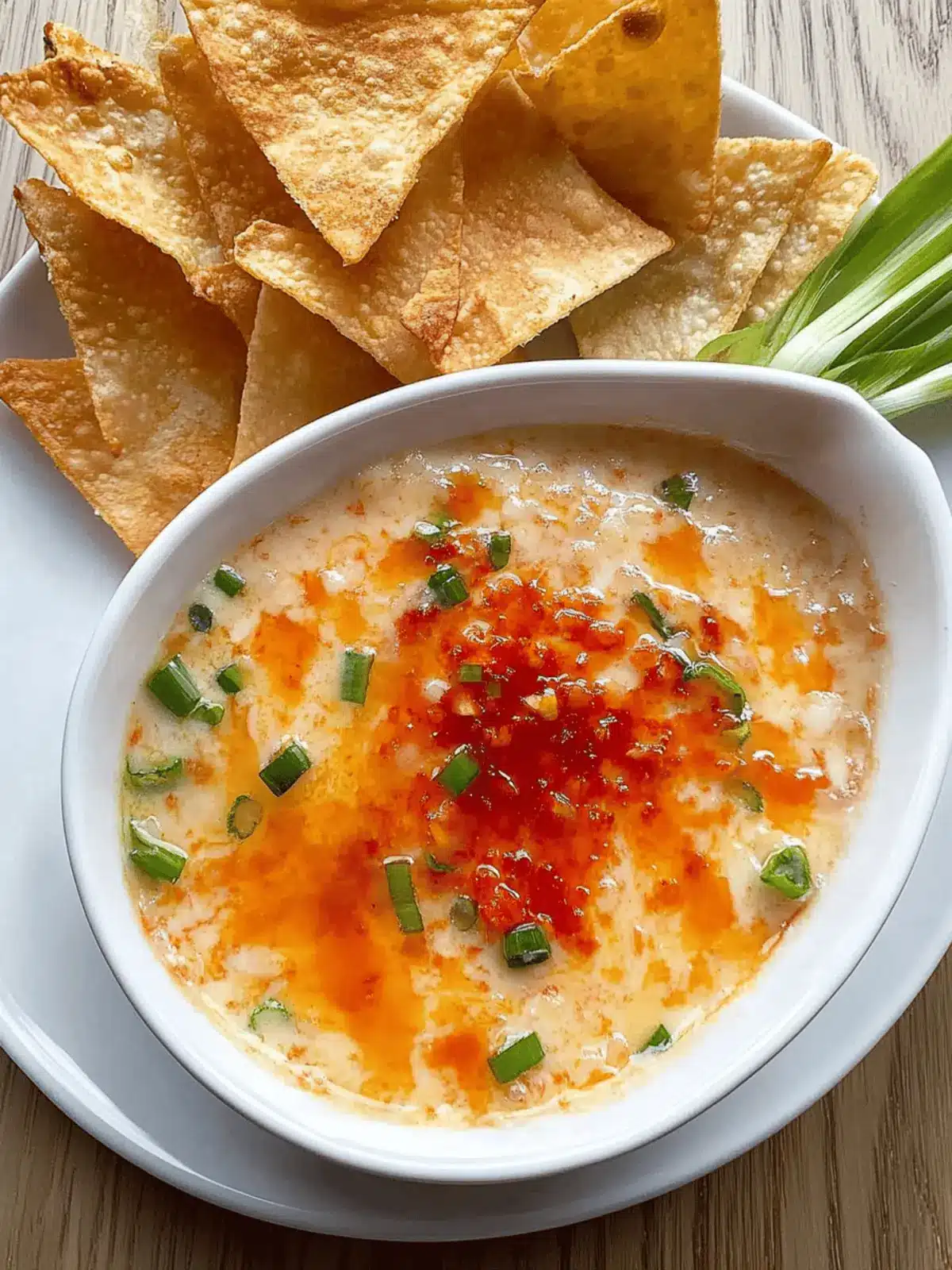 Irresistible Crab Rangoon Dip with Crispy Wonton Chips 3 Crab Rangoon Dip