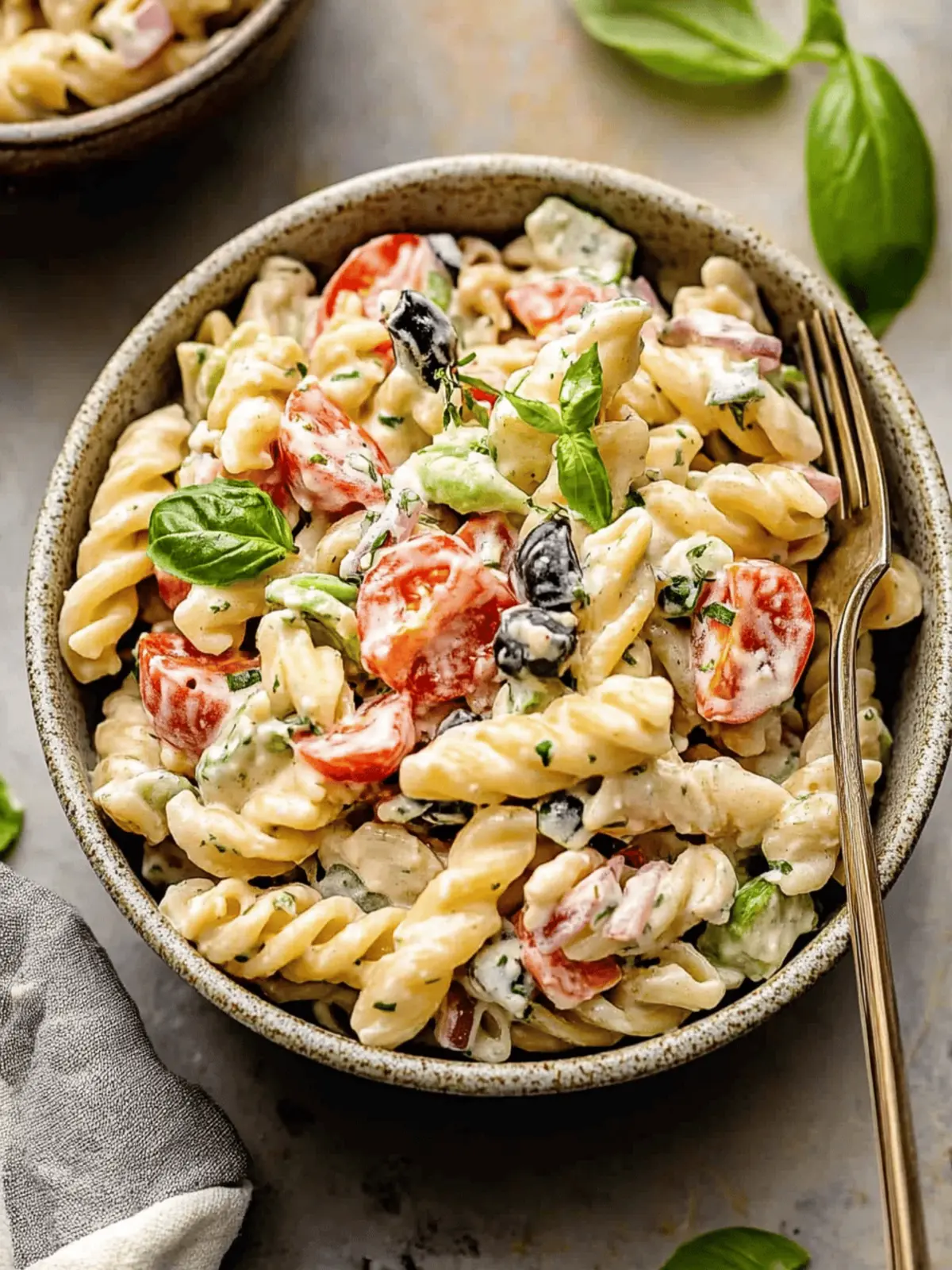 Creamy Italian Pasta Salad: Your Ultimate Summer Side Dish 4 Creamy Italian Pasta Salad