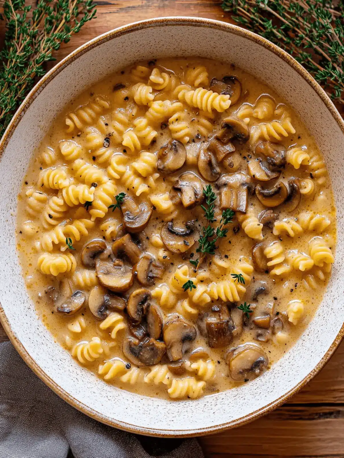 Creamy Mushroom Pasta Soup That Will Warm Your Soul 4 Creamy Mushroom Pasta Soup