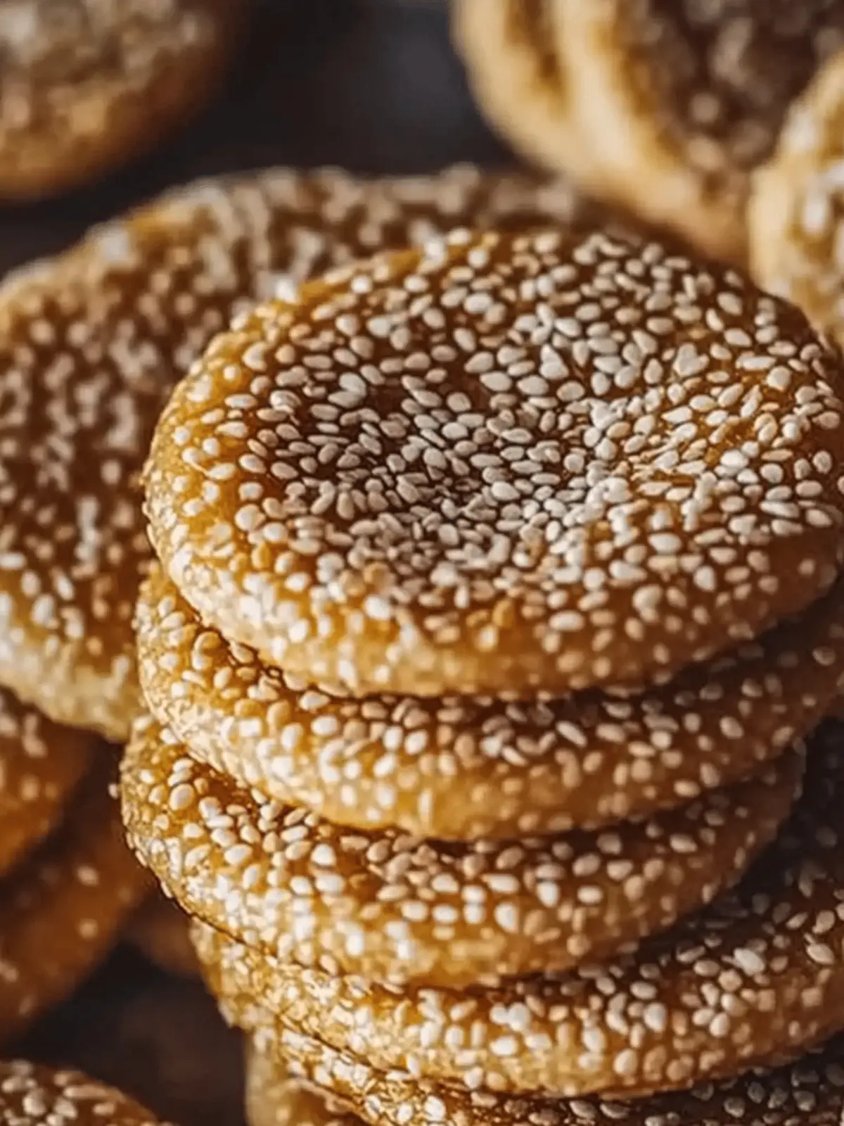 Buttery Honey Sesame Cookies That Will Melt in Your Mouth 2 Buttery Honey Sesame Cookies