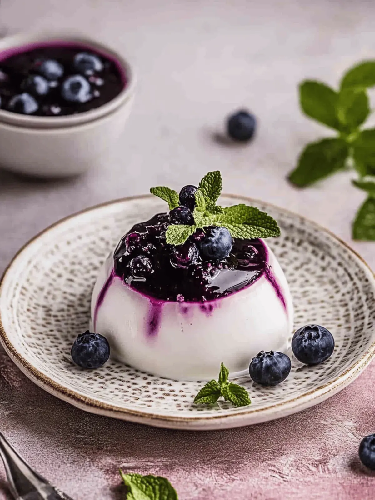 Classic Easy Vanilla Panna Cotta with Blueberry Compote Delight 5 Classic Easy Vanilla Panna Cotta with Blueberry Compote