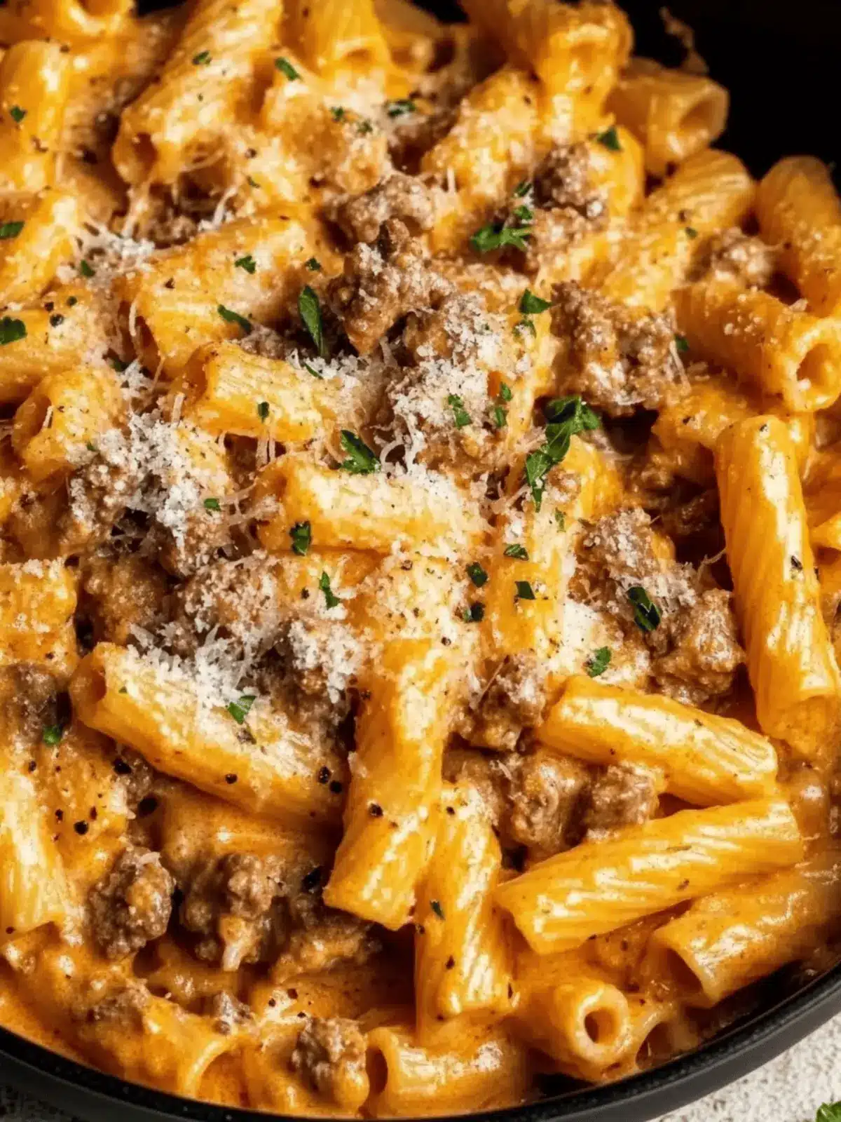 High Protein Creamy Beef Pasta for a Cozy Family Dinner 5 High Protein Creamy Beef Pasta