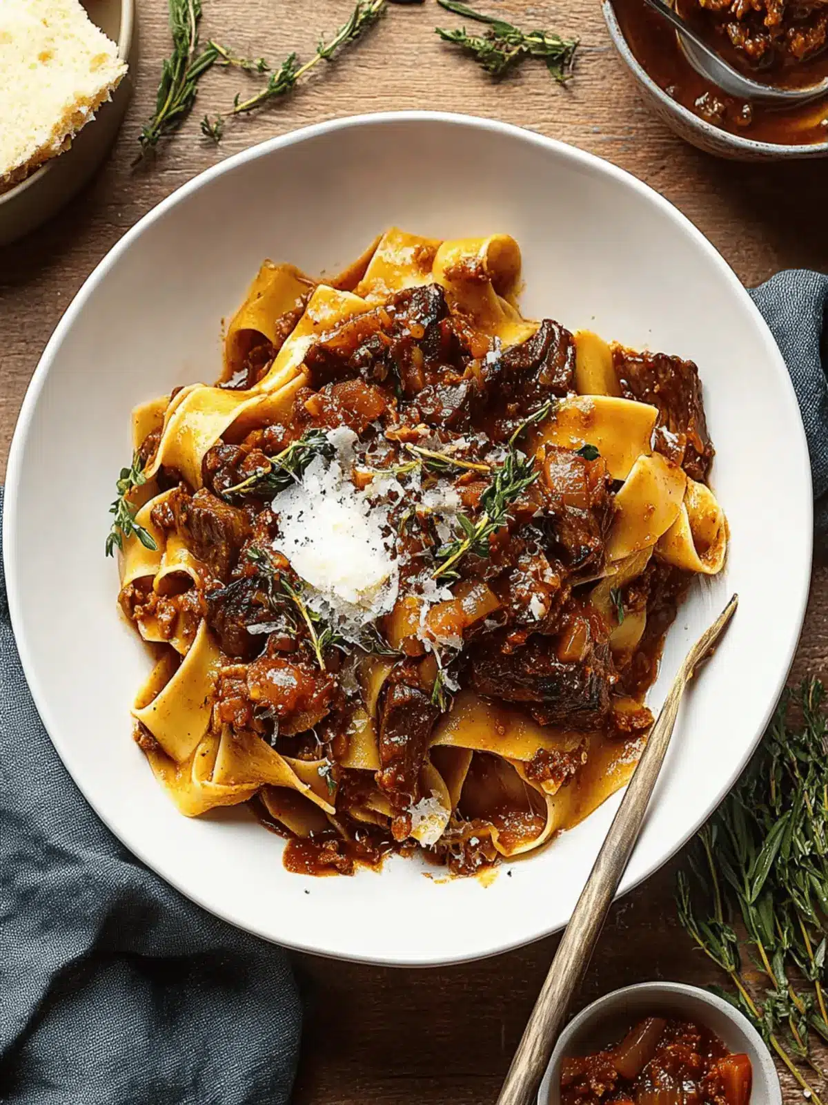 Braised Steak Ragu with Pappardelle for Cozy Nights In 4 Braised Steak Ragu with Pappardelle