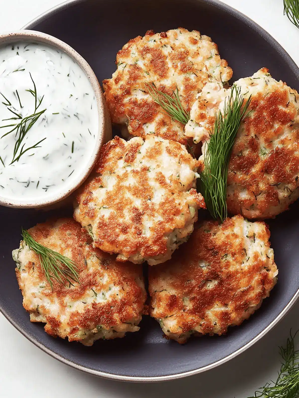 Delicious Salmon Croquettes with Dill Sauce for Easy Dinners 4 Salmon Croquettes With Dill Sauce