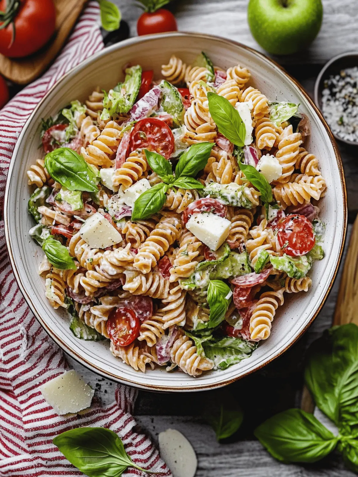 Italian Grinder Pasta Salad: A Fresh Twist for Summer Fun 4 Italian Grinder Pasta Salad