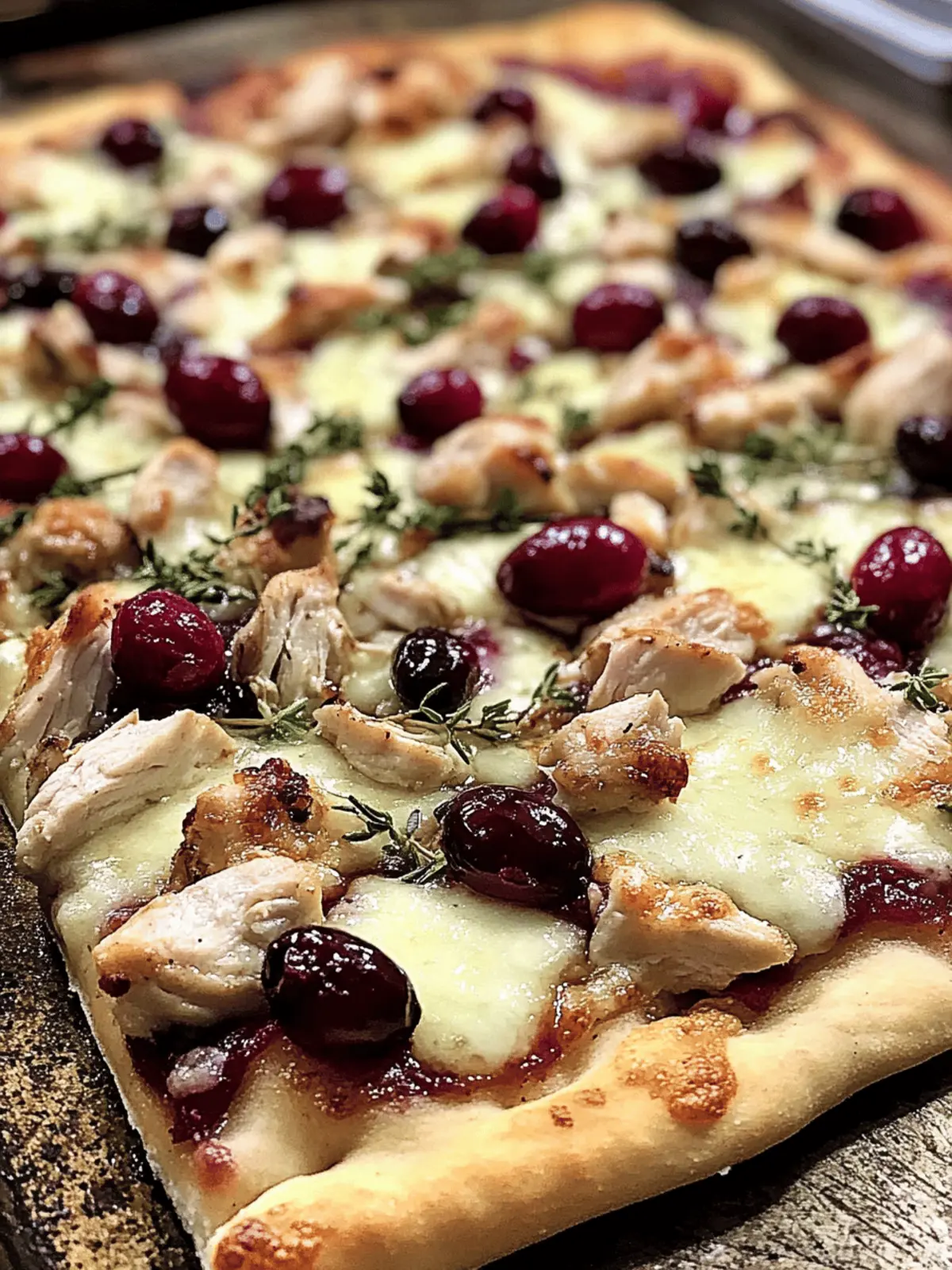 Cranberry Chicken & Brie Pizza: A Holiday Flavor Explosion 3 Cranberry Chicken & Brie Pizza