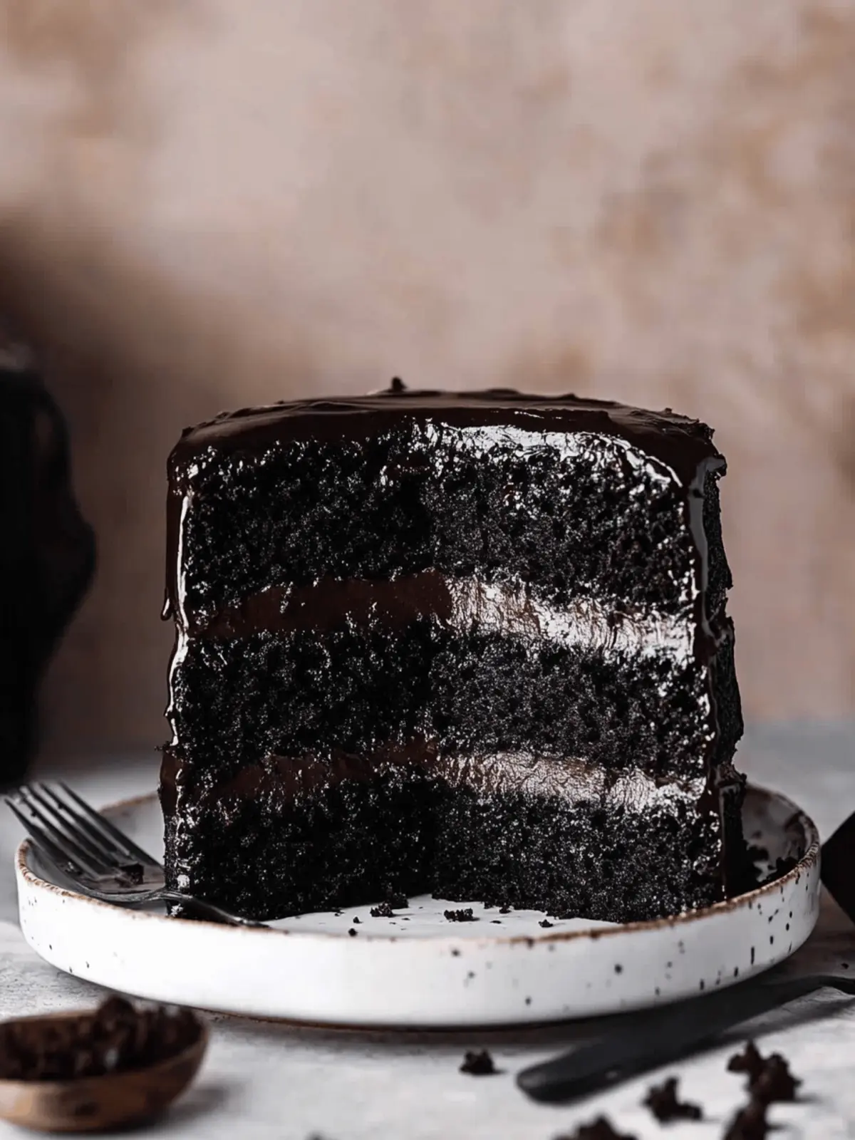 Irresistible Black Velvet Cake with Decadent Fudge Frosting 4 Black Velvet Cake
