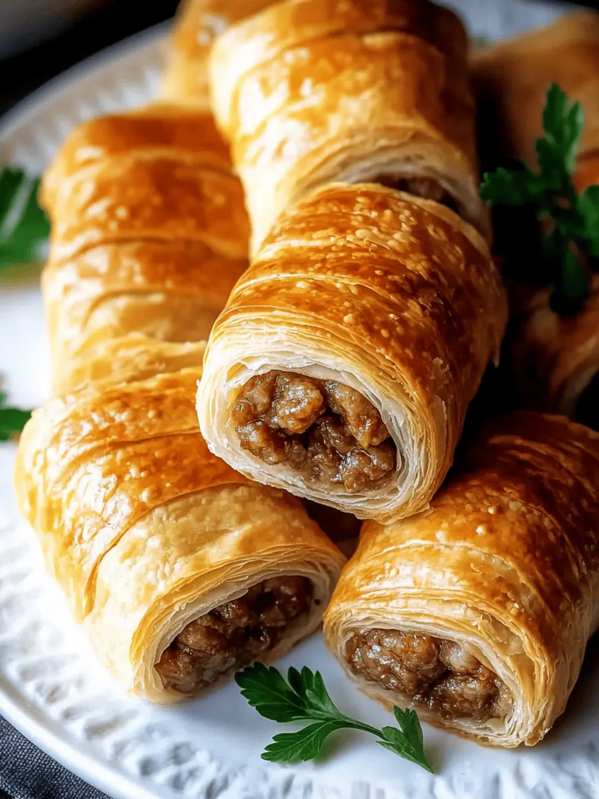Ultimate Sausage Rolls: Flaky Perfection You Can’t Resist 3 Sausage Rolls