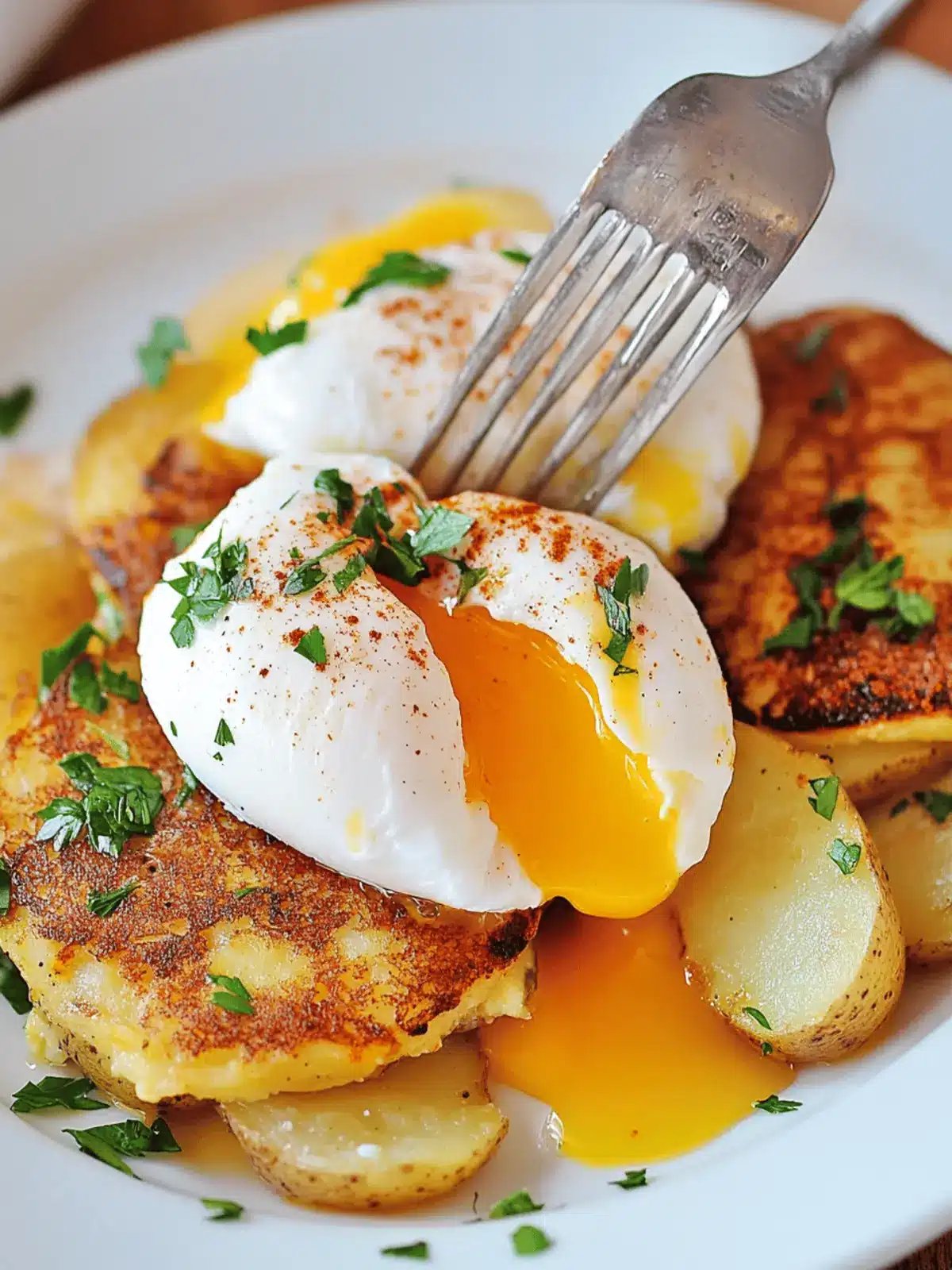 Spanish Poached Eggs with Paprika Potatoes for a Cozy Breakfast 4 Spanish Poached Eggs with Paprika Potatoes