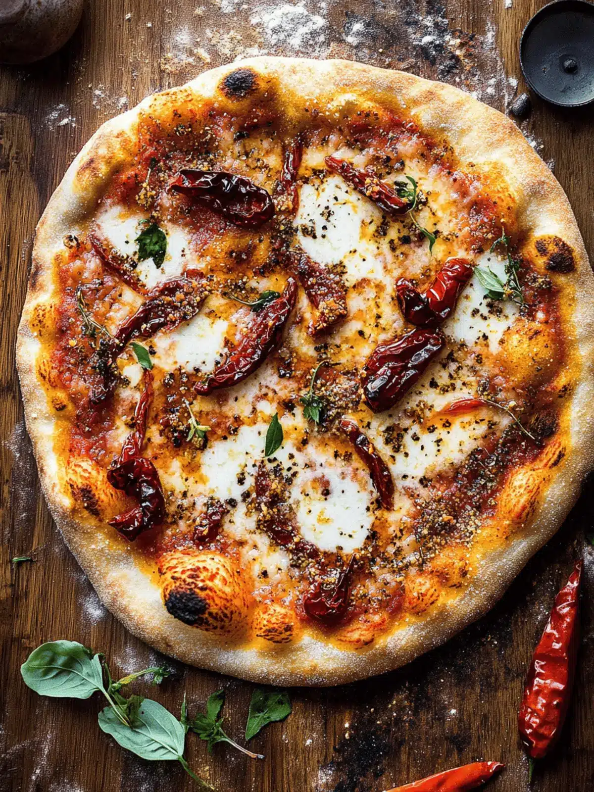 Spice Up Dinner with Calabrian Chili Roasted Red Pepper Pizza 2 Calabrian Chili Roasted Red Pepper Pizza