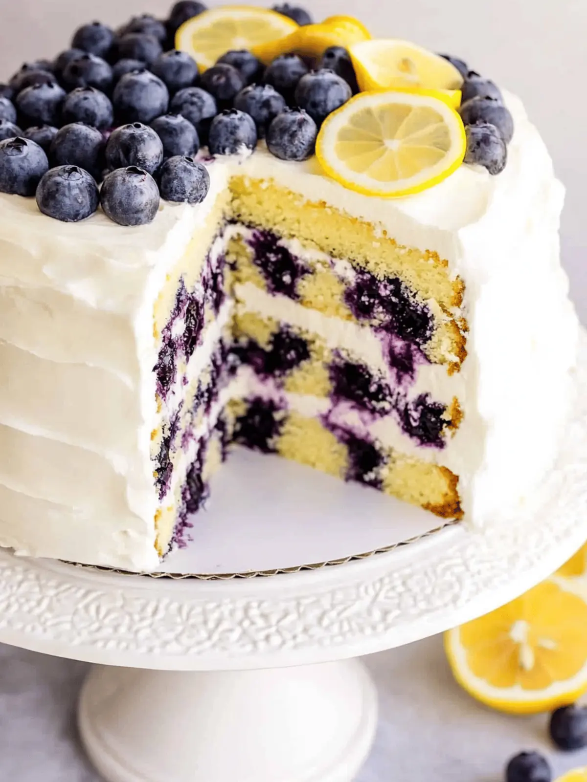 Blueberry Lemon Layer Cake: A Fresh Twist on Classic Dessert 2 Blueberry Lemon Layer Cake