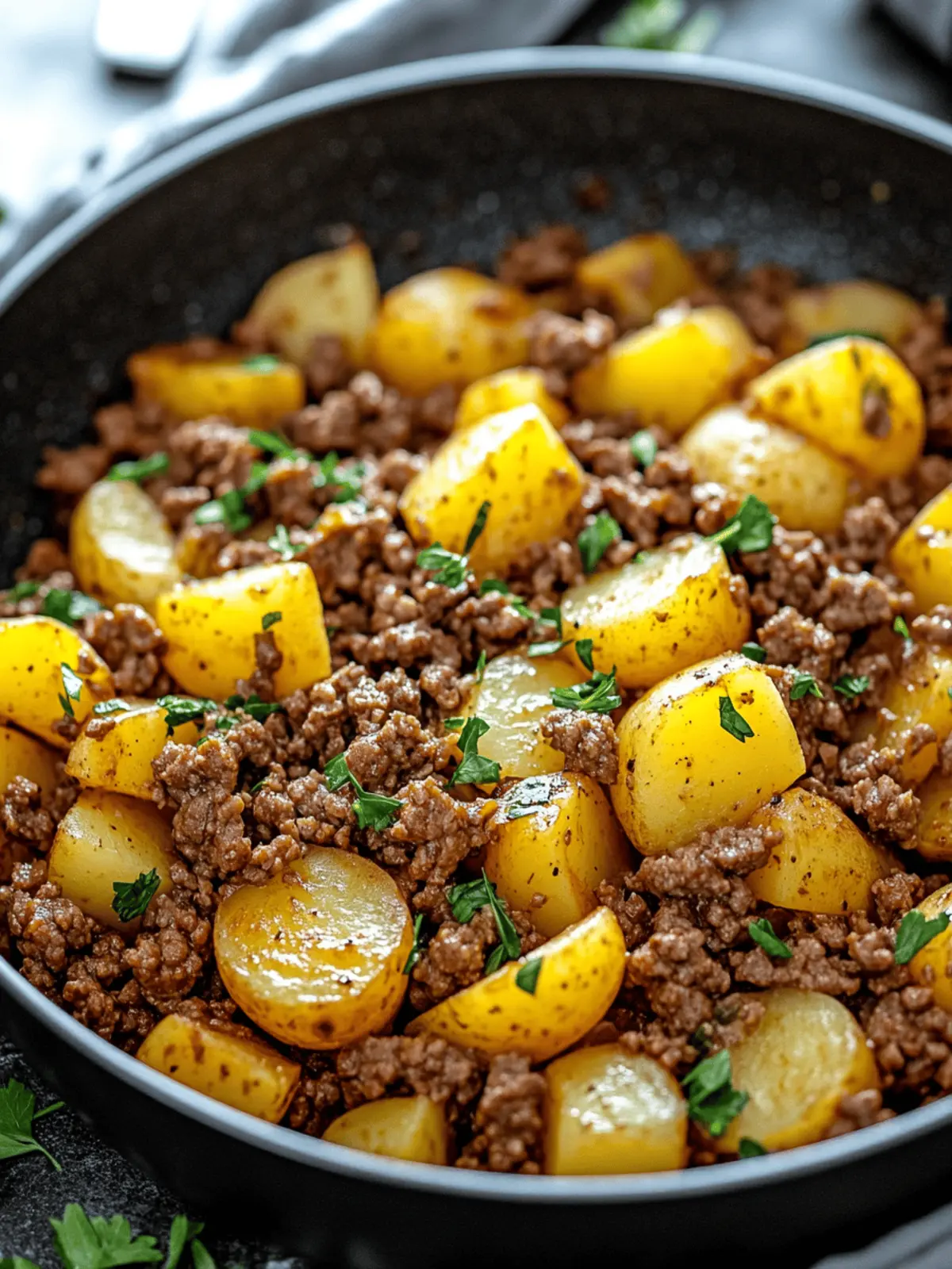 Ground Beef and Potatoes: Your Ultimate One-Pan Comfort Meal 2 Ground Beef and Potatoes