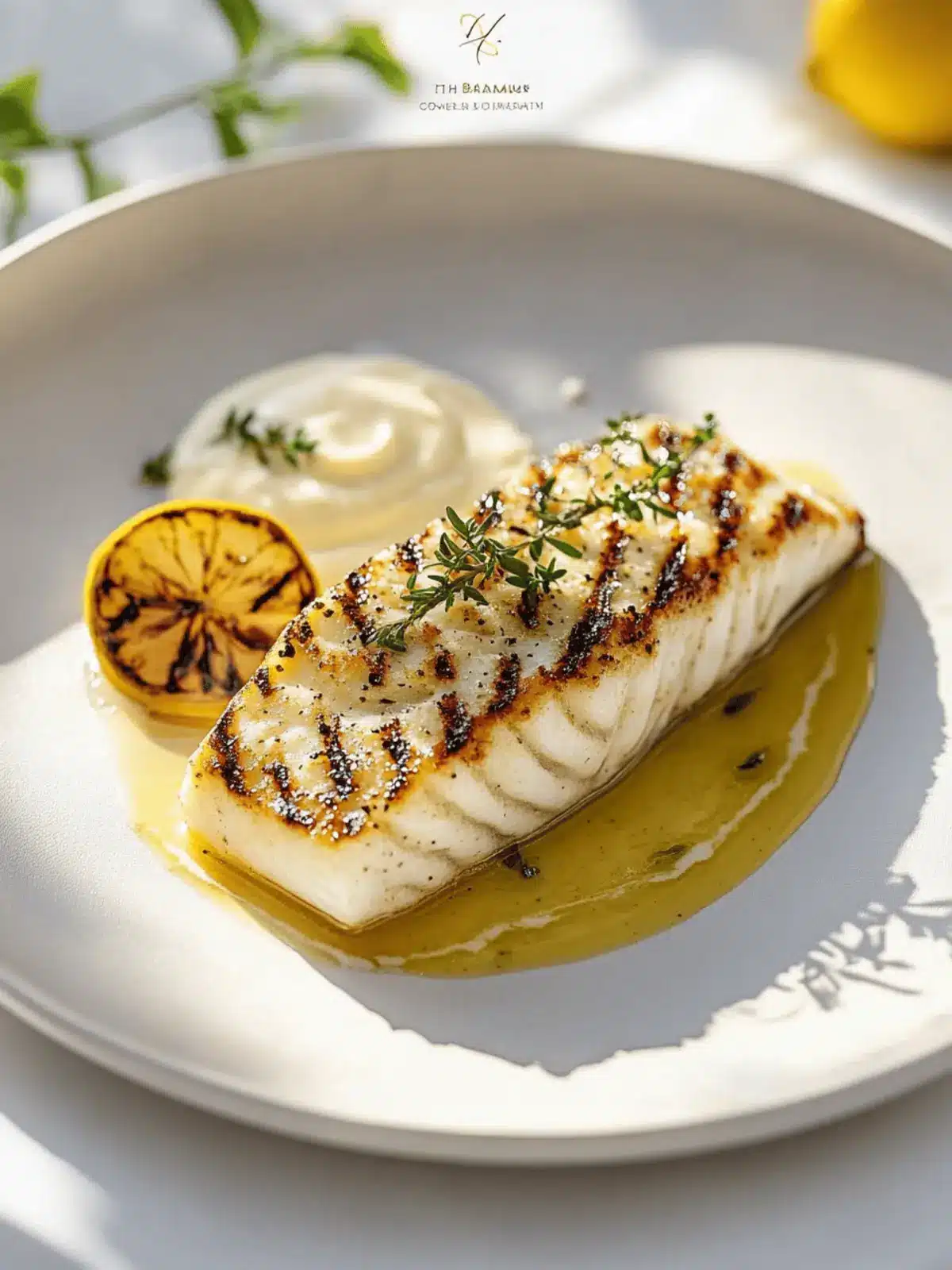 Grilled Barramundi with Lemon Myrtle Butter Sauce Bliss 4 Grilled Barramundi with Lemon Myrtle Butter Sauce