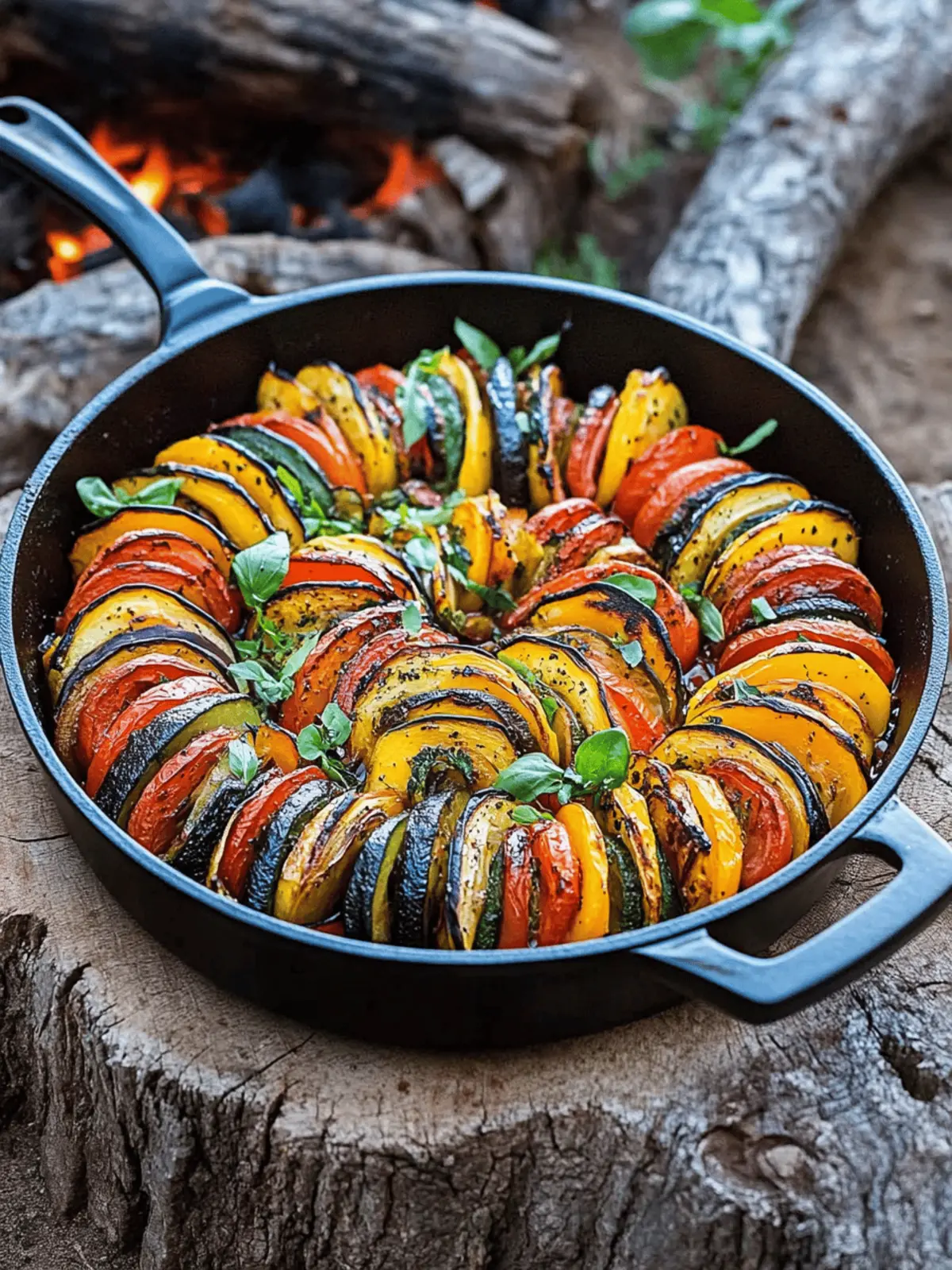 Skillet Ratatouille: Elevate Your Campfire Cooking Game! 2 Skillet Ratatouille