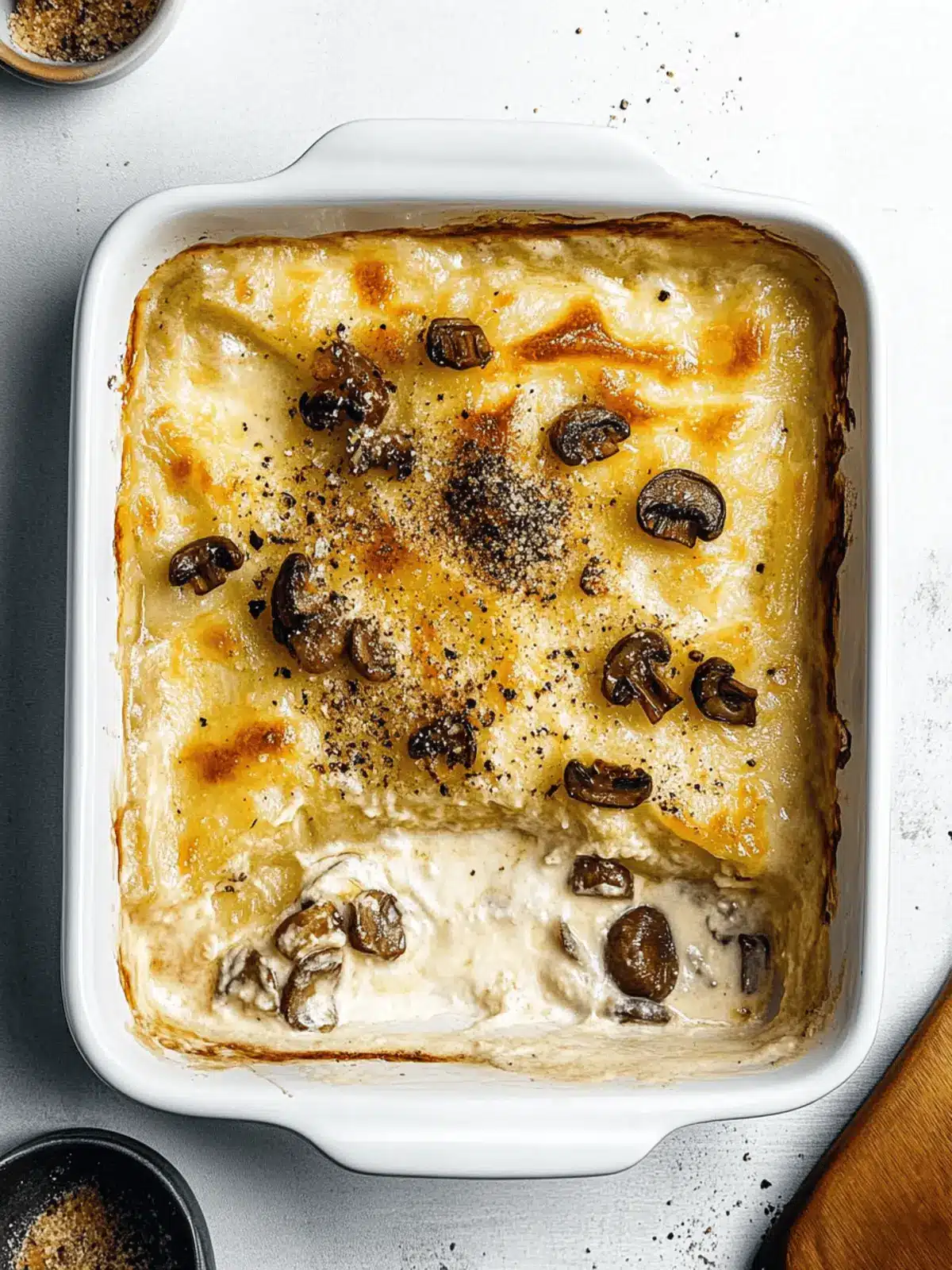 Mouthwatering Mushroom Lasagna with Creamy Béchamel Delight 5 Mushroom Lasagna