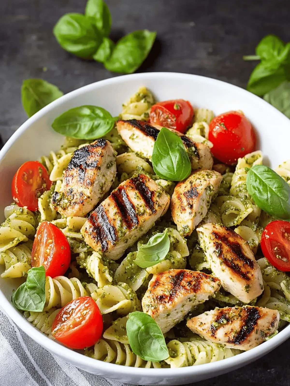 Pesto Pasta with Grilled Chicken for Easy Summer Feasts 5 Pesto Pasta with Grilled Chicken