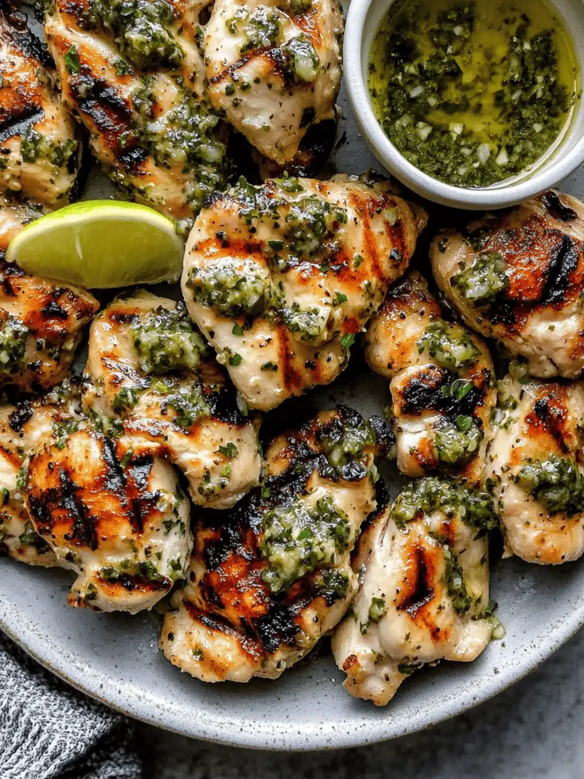 Grilled Chimichurri Chicken Thighs for a Flavorful Feast 2 Grilled Chimichurri Chicken