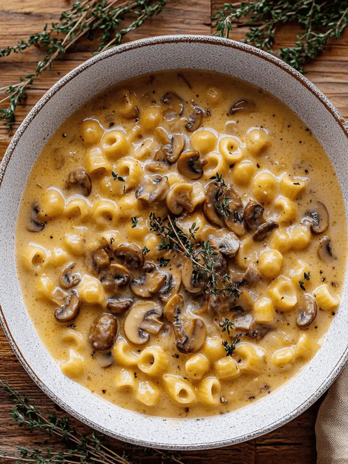 Creamy Mushroom Pasta Soup That Will Warm Your Soul 2 Creamy Mushroom Pasta Soup