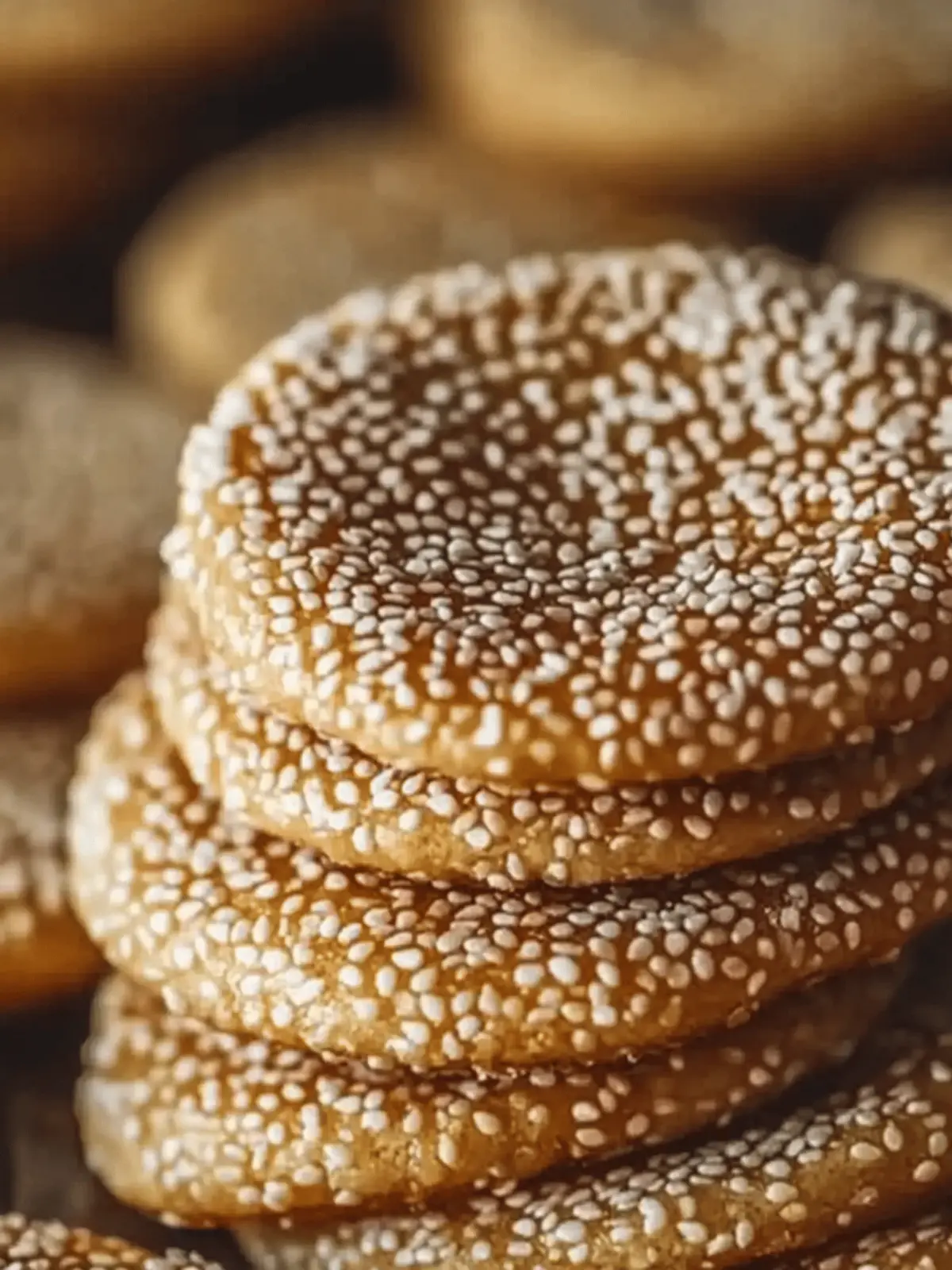 Buttery Honey Sesame Cookies That Will Melt in Your Mouth 3 Buttery Honey Sesame Cookies